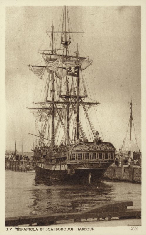 Hispaniola, Port de Scarborough (photo n/b) - (after) English photographer