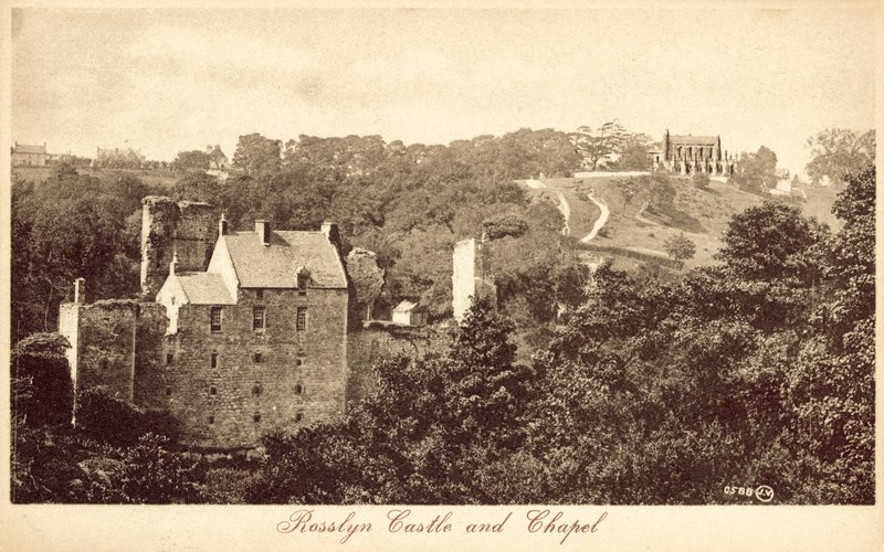 Château et chapelle de Rosslyn - (after) English photographer