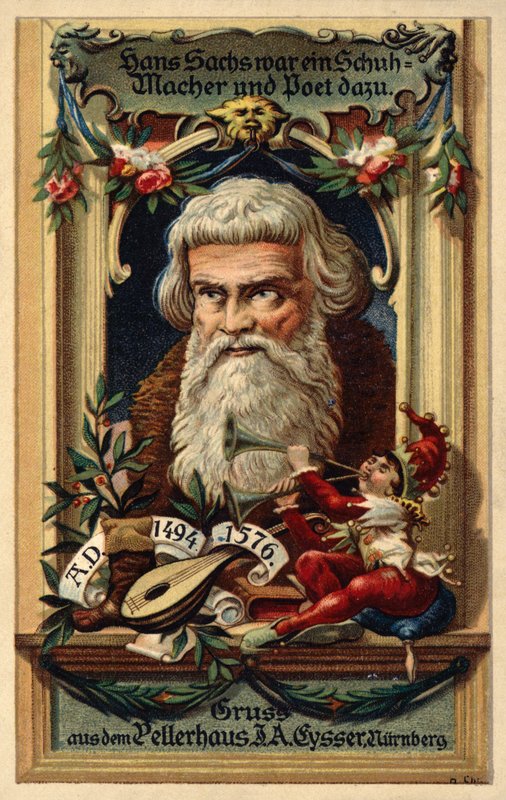 Hans Sachs (lithographie en couleur) - (after) German School