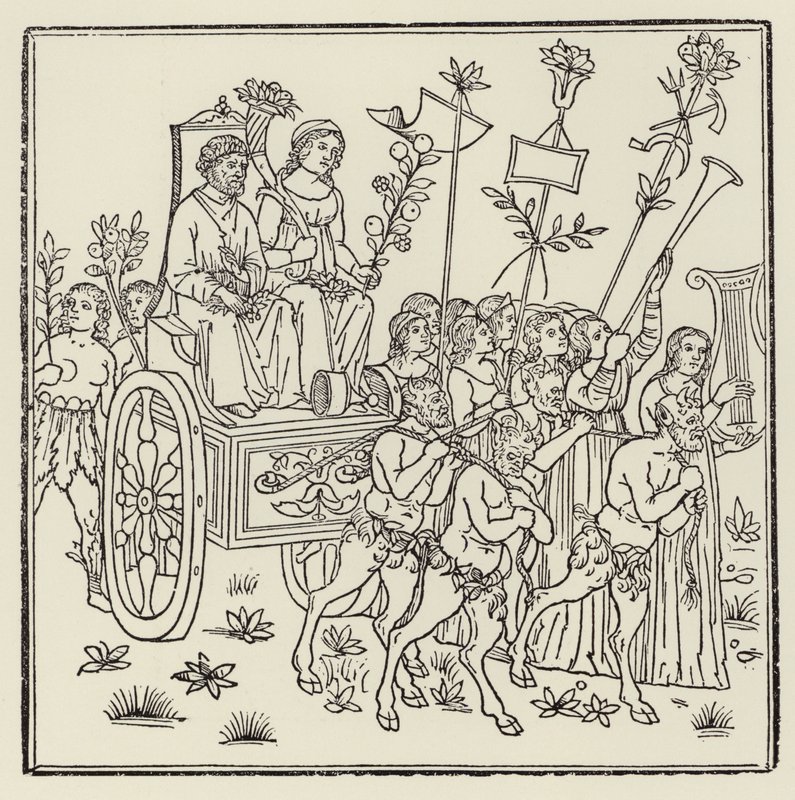 Procession tirant un char - (after) Italian School