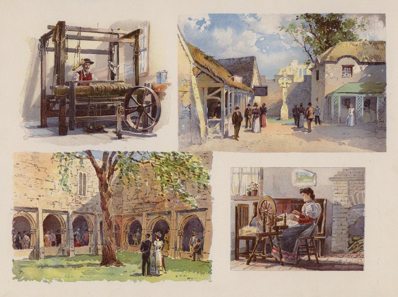 Scènes dans le Village Irlandais - American School