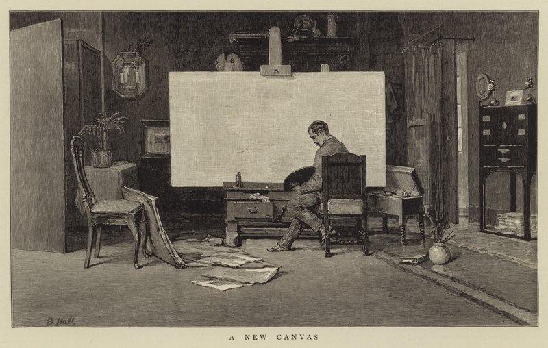 Une nouvelle toile - English School