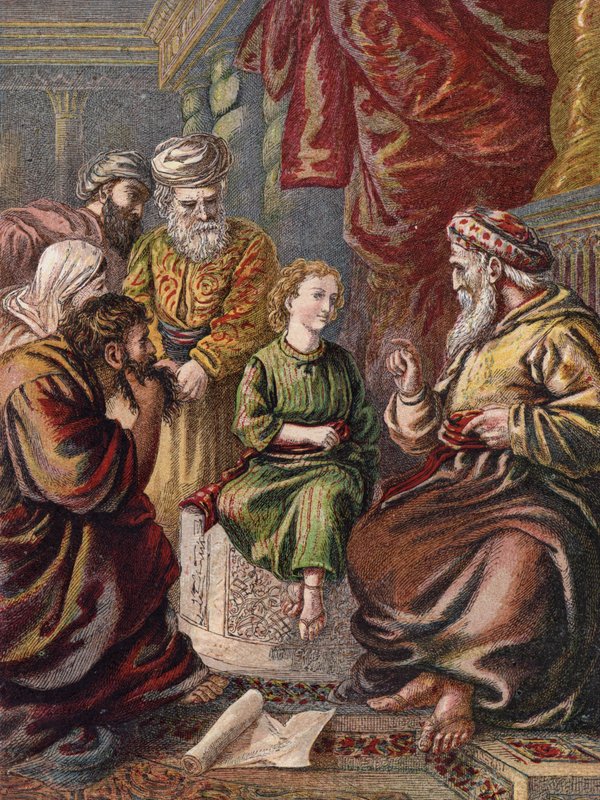 Christ dans le Temple - English School