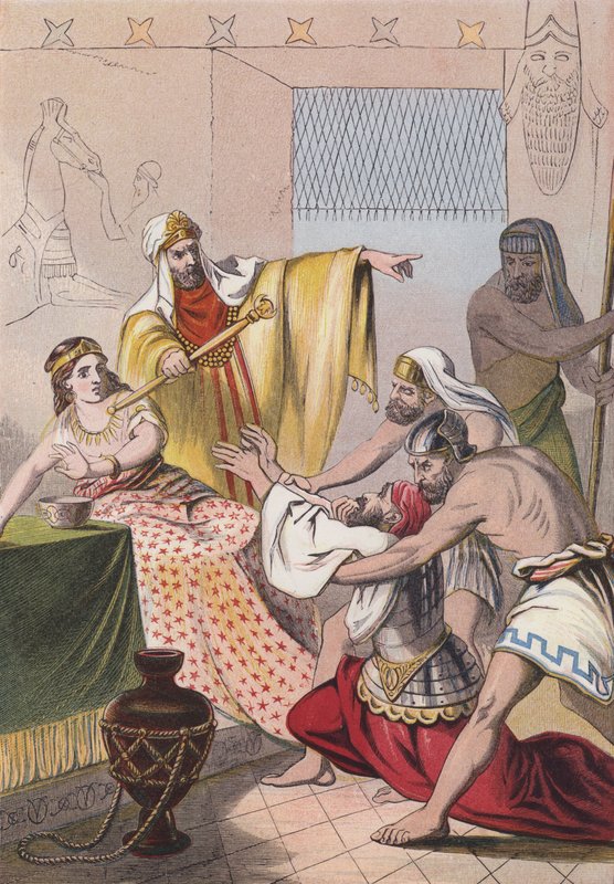 Haman condamné à être pendu - English School