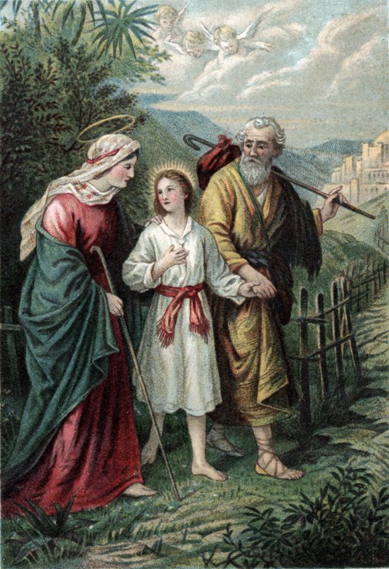 Joseph et Marie avec Jésus - English School