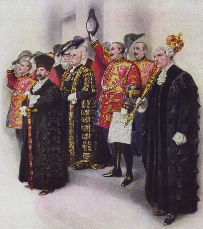 Proclamation du couronnement - English School
