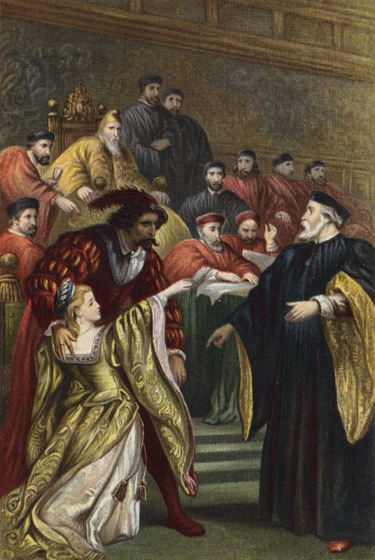 Shakespeare, Othello, Acte I, Scène 3 - English School