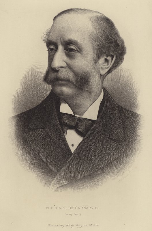 Le Comte de Carnarvon, mort en 1890 - English School