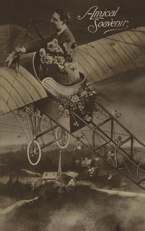 Avion rempli de fleurs - French Photographer