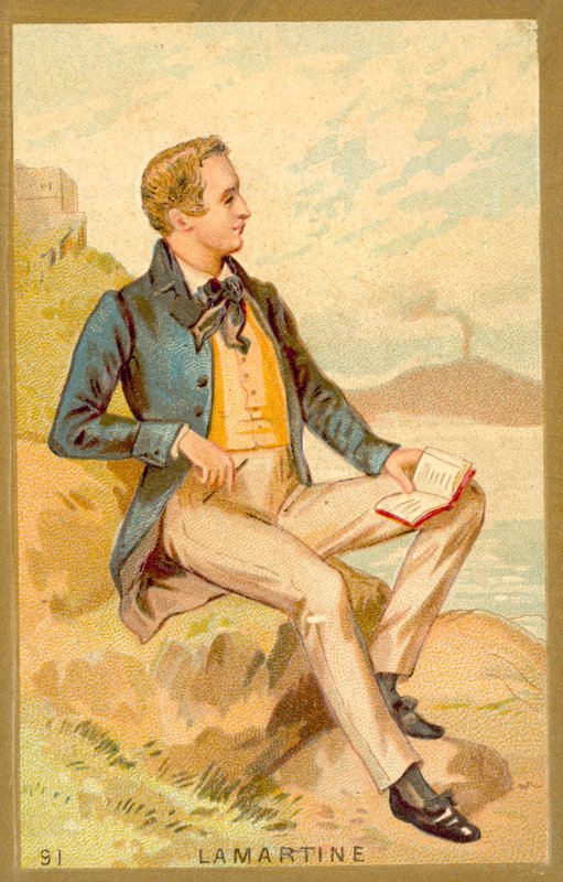 Alphonse de Lamartine, écrivain, poète et homme politique français - French School