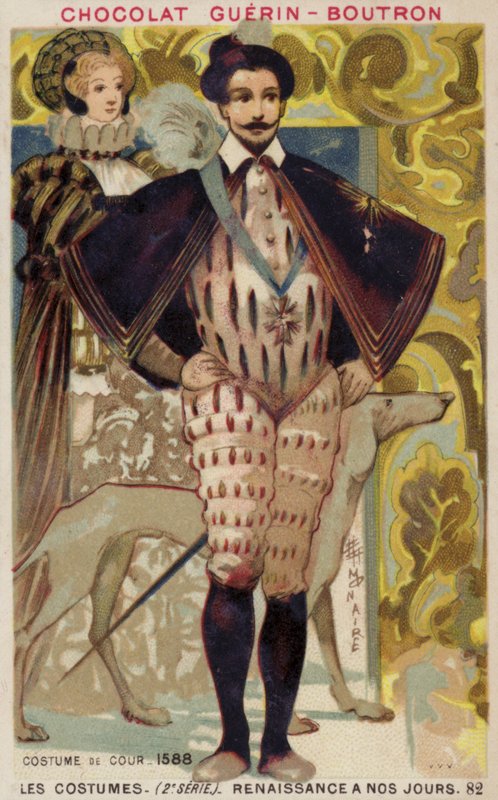 Robe de cour, 1588 - French School