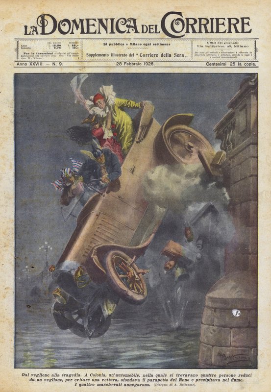 Du bal masqué à la tragédie - Achille Beltrame