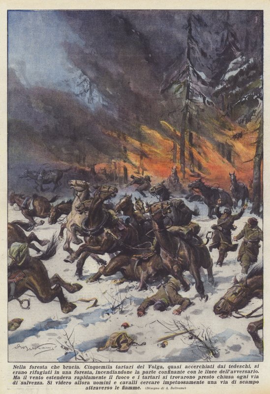 Dans la forêt qui brûle - Achille Beltrame