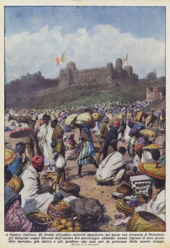 À Gondar italienne - Achille Beltrame