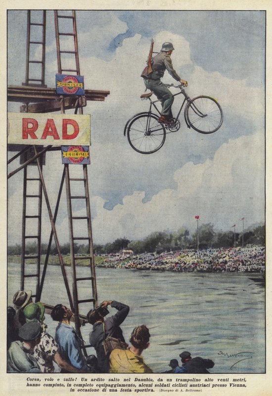 Course, vol et plongeon! - Achille Beltrame
