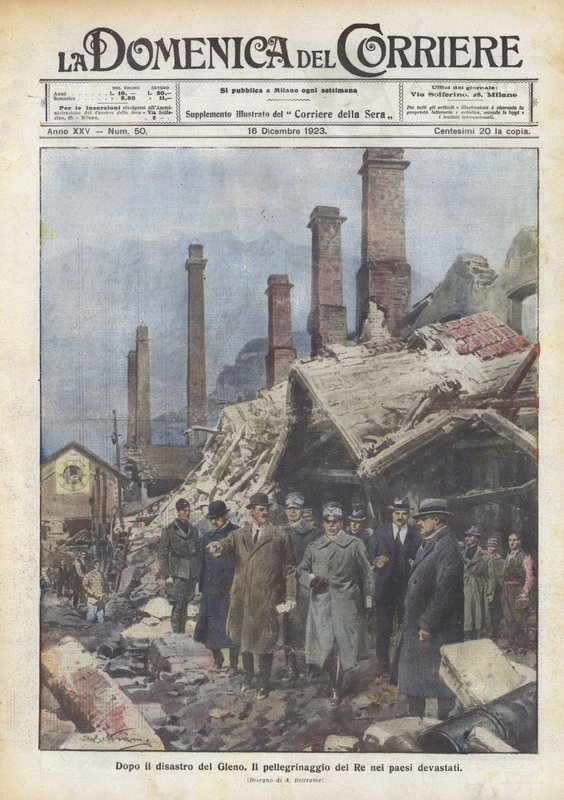 Après la catastrophe du Gleno - Achille Beltrame