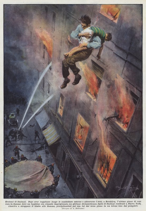 Héroïsmes des Italiens - Achille Beltrame