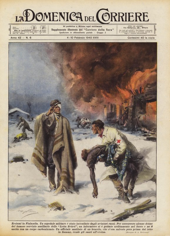 Héroïsmes en Finlande - Achille Beltrame