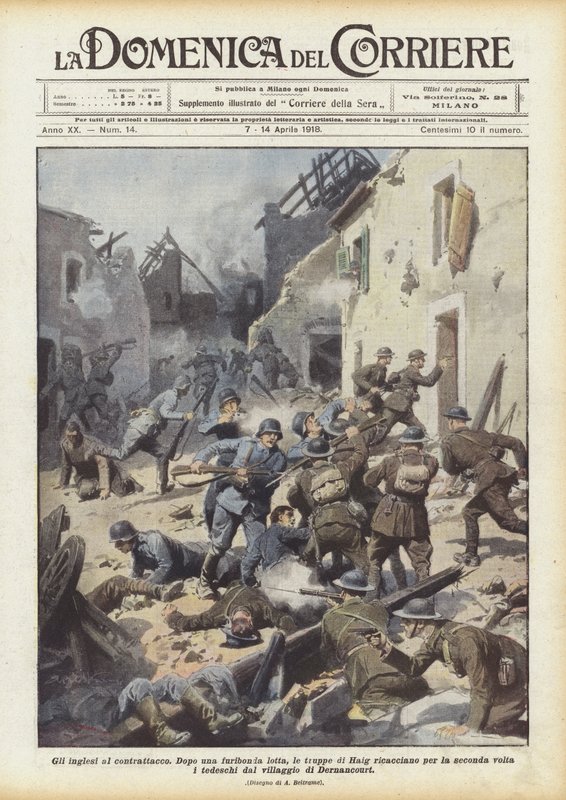 Les Anglais à la contre-attaque - Achille Beltrame