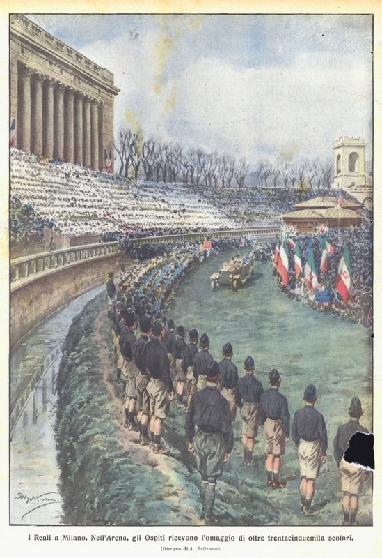 Les Royaux à Milan - Achille Beltrame