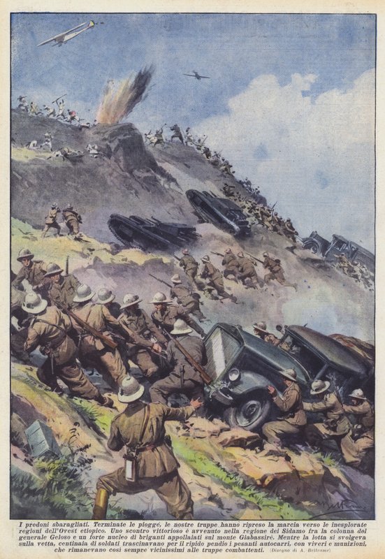 Les pillards dispersés - Achille Beltrame