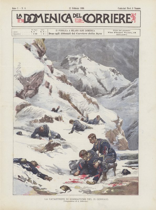 La Catastrophe de Sommafiume du 25 Janvier - Achille Beltrame