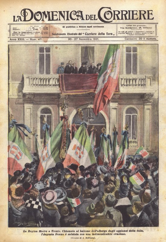 La Reine Mère à Trente - Achille Beltrame