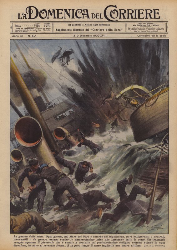 La guerre des mines - Achille Beltrame