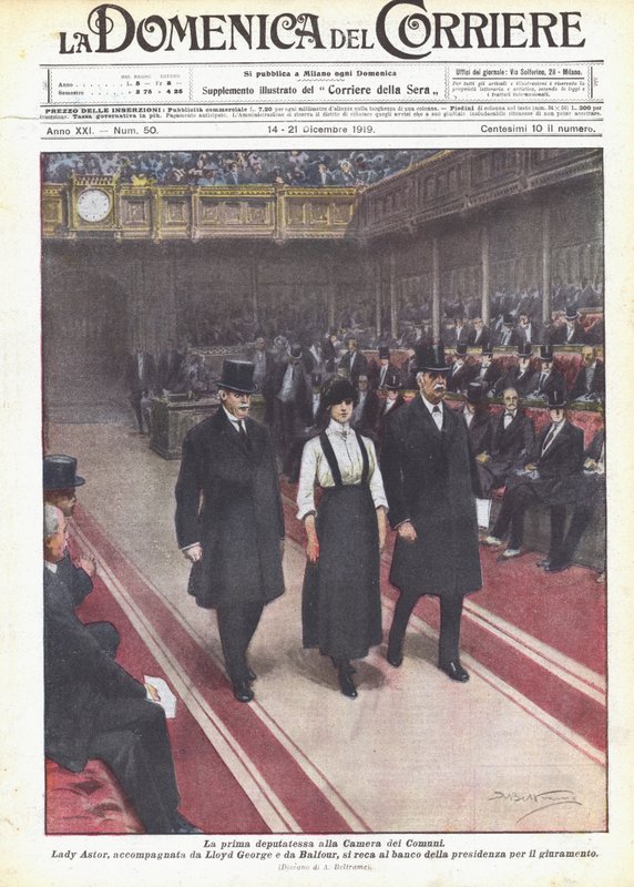 La première députée à la Chambre des communes - Achille Beltrame