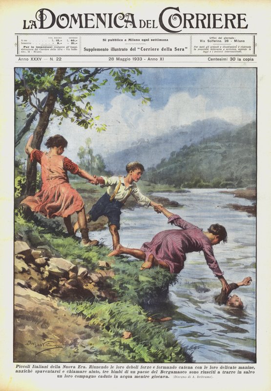 Petits Italiens de la Nouvelle Ère - Achille Beltrame