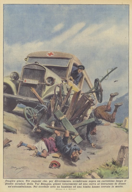 Jeu tragique - Achille Beltrame