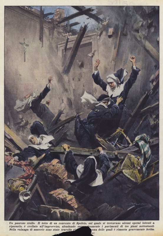 Un effondrement effrayant - Achille Beltrame