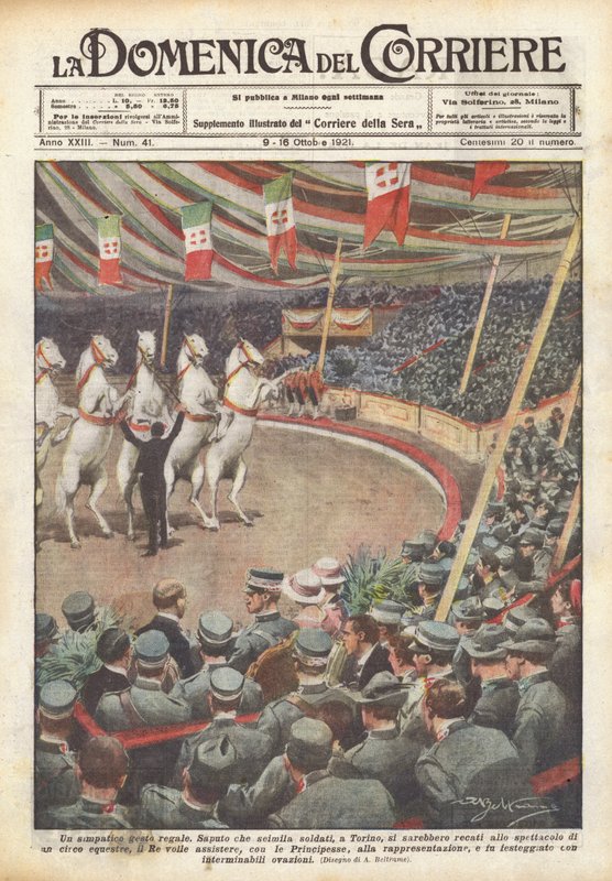 Un geste royal sympathique - Achille Beltrame