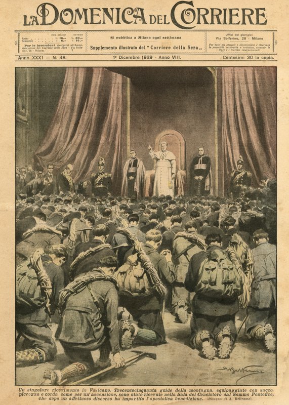Une réception singulière au Vatican - Achille Beltrame