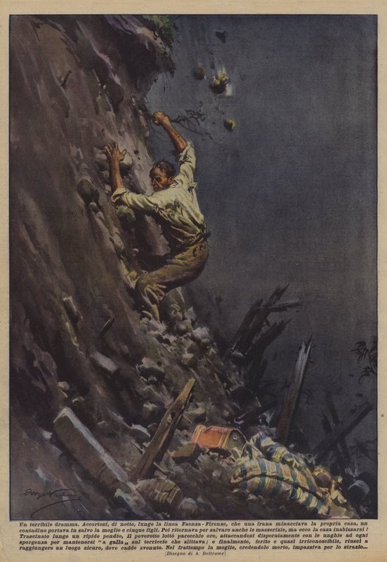Un drame terrible - Achille Beltrame