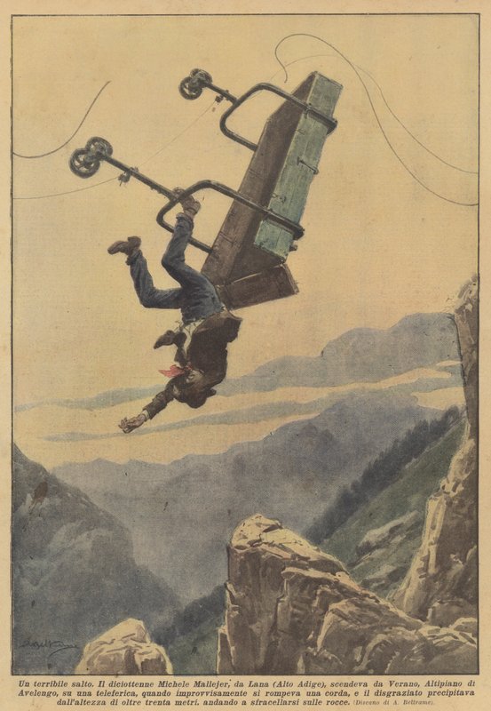 Un saut terrible - Achille Beltrame