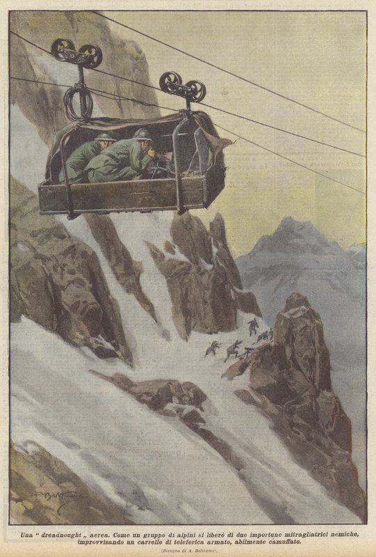 Un dreadnought aérien - Achille Beltrame