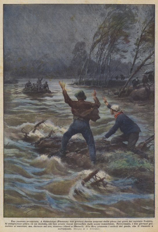 Une aventure effrayante - Achille Beltrame