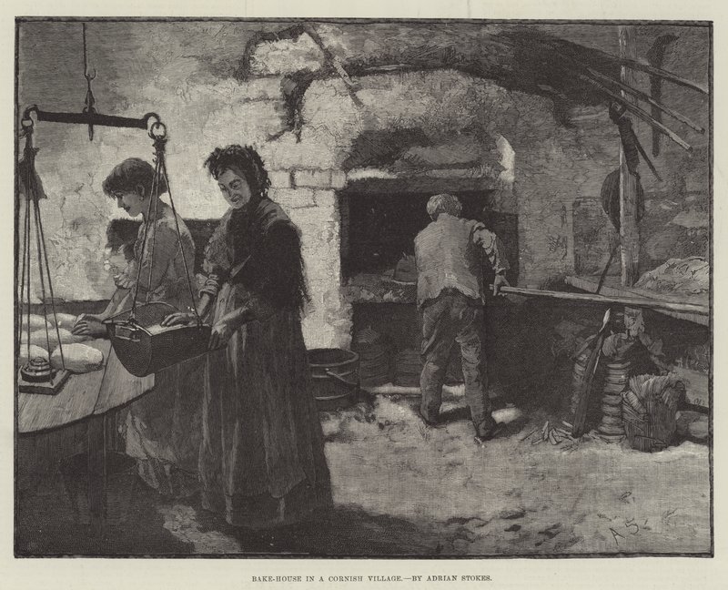 Boulangerie dans un village de Cornouailles - Adrian Scott Stokes