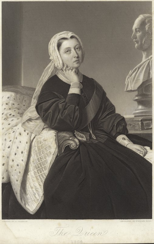 Portrait de la reine Victoria - Albert Graefle