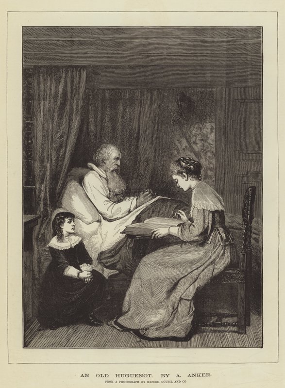 Un vieux huguenot - Albert Anker