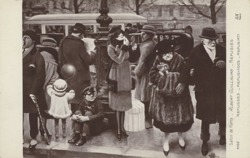 Réfugiés - Albert Guillaume