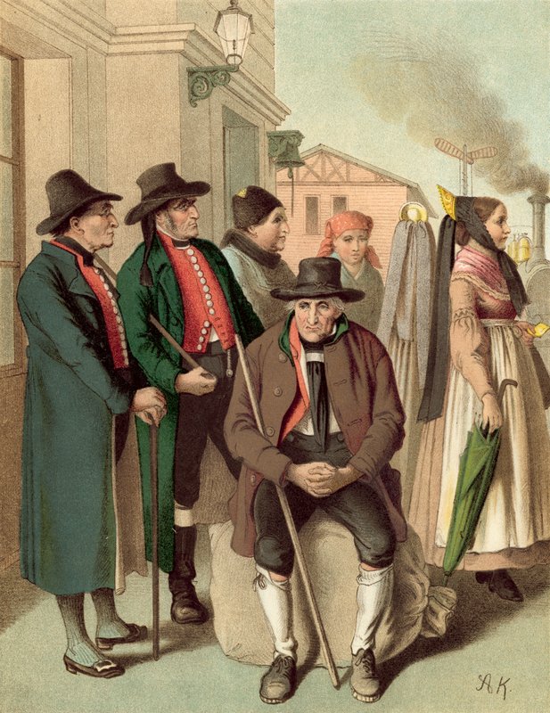 Costume allemand, Bavière - Albert Kretschmer