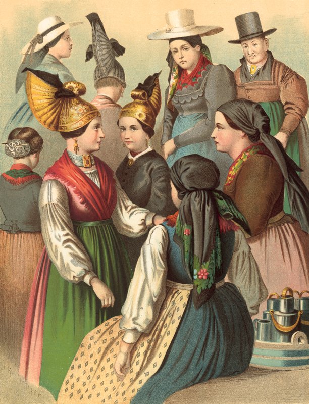 Costume Allemand, Autriche, Haute-Autriche - Albert Kretschmer
