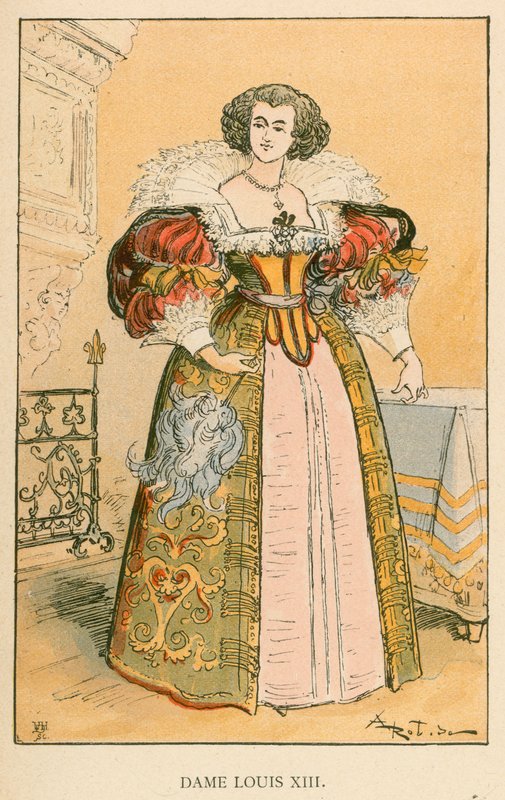 Dame Louis XIII - Albert Robida