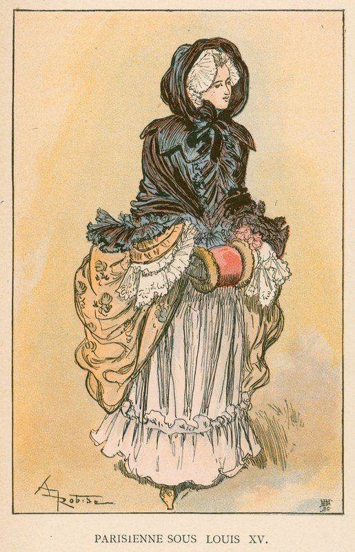 Parisienne sous Louis XV - Albert Robida