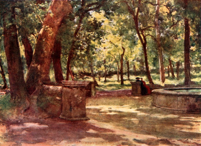 Dans la Villa Borghese - Alberto Pisa