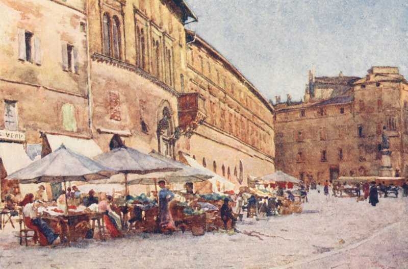 Piazza del Mercato, Pérouse - Alberto Pisa