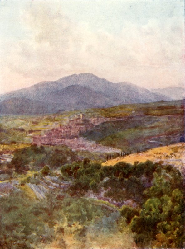 Subiaco depuis le monastère de Saint Benoît - Alberto Pisa