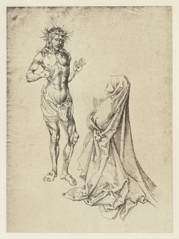 Le Christ apparaissant à la Vierge Marie de Dürer - Albrecht Dürer